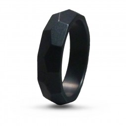 Кольцо из черного титана Т8005